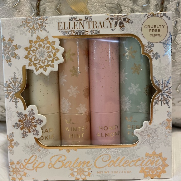 Ellen Tracy NEW cruelty free LIP BALM set of 4 - Picture 1 of 2